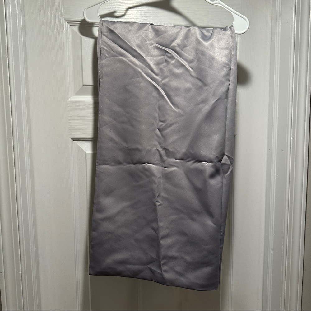 Sparkly silver evening wrap